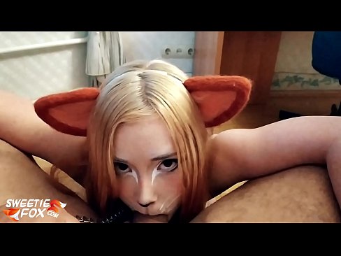 ❤️ Kitsune ingoia il cazzo e sborra in bocca ️ Video di sessoal it.4k-porno.ru ️❤